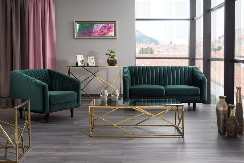 Kanapa butelkowa zieleń – elegancja i styl w twoim salonie
